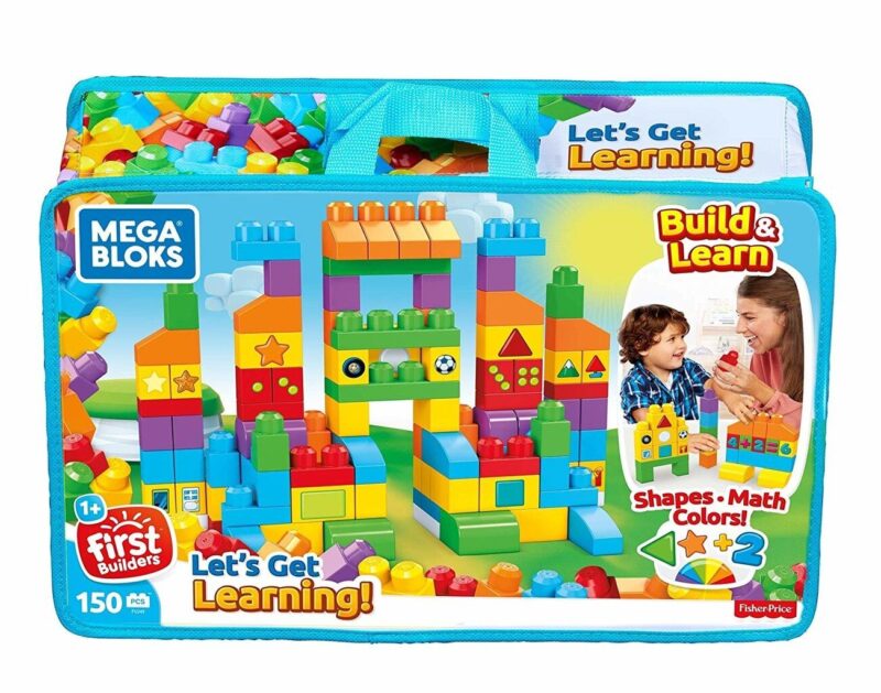 Kaladėlės Mega Bloks® Mokymosi krepšelis, 150 d.