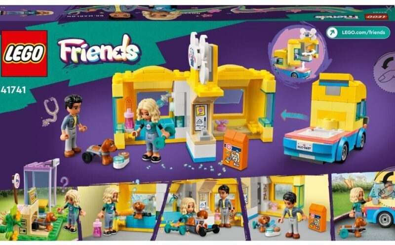 41741 LEGO® Friends šunų gelbėjimo furgonas ir pliušinė pagalvė Katė - Image 9