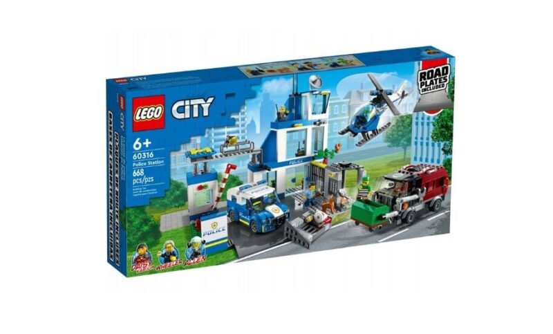 60316 LEGO City policijos nuovada ir pliušinė pagalvė Katė, 50 cm - Image 4