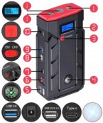 Akumuliatoriaus įkroviklis Boster Jump Starter 20AH 12V