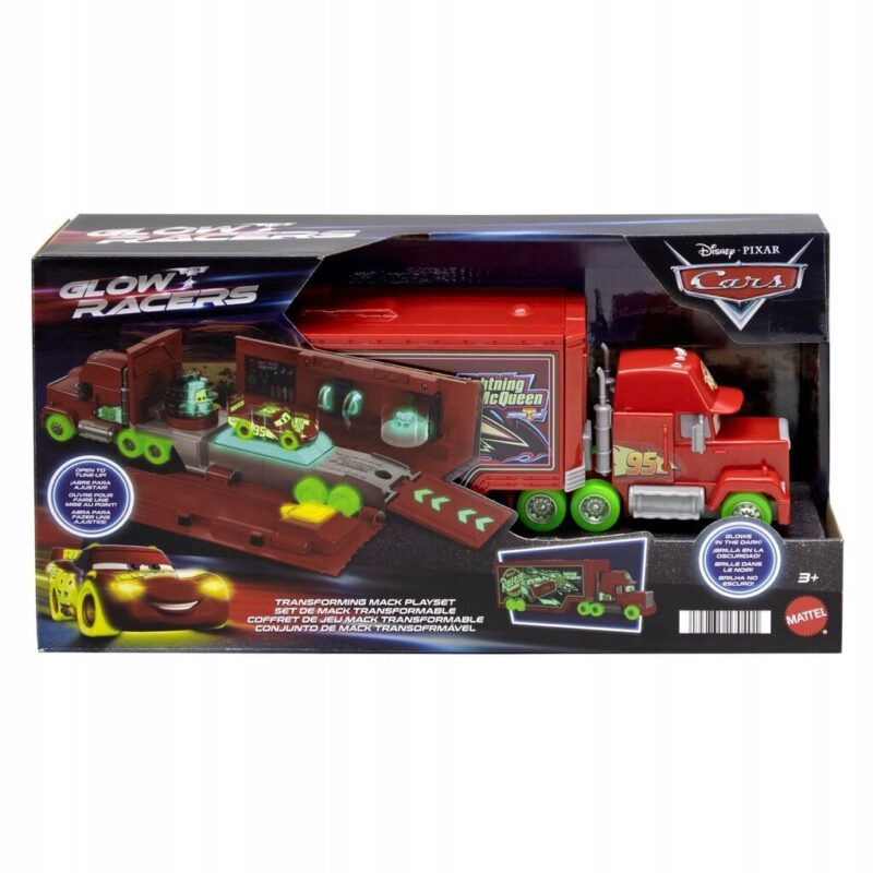Automobilis švyti tamsoje Mattel Cars