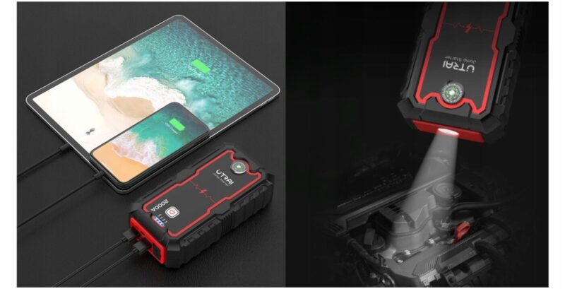 BOOSTER JUMP STARTER GALINGAS GREITO ĮKROVIMO 22000mAH 2000A
