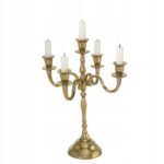 Candelabra žvakidė 40 cm – elegantiškas aliuminio dekoras