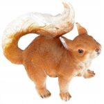 Dekoratyvinė sodo voverė 17x10x12 cm  tvirta ir graži