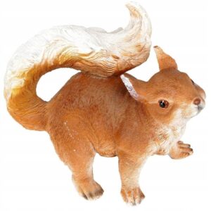 Dekoratyvinė sodo voverė 17x10x12 cm – tvirta ir graži