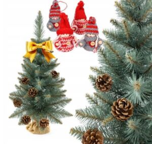 Dirbtinė eglutė su dekorafijomis Art Trans 55cm