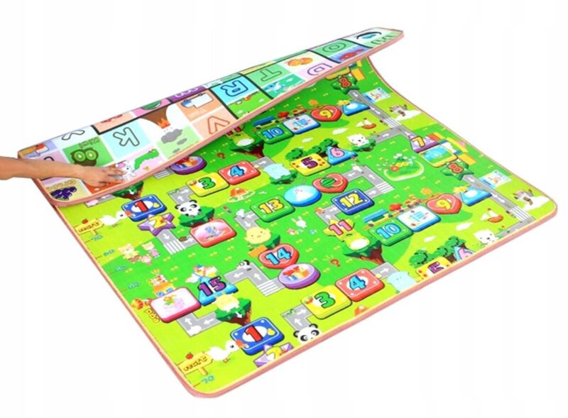 Dvipusis žaidimų kilimėlis KidsToys, 190x170cm - Image 2