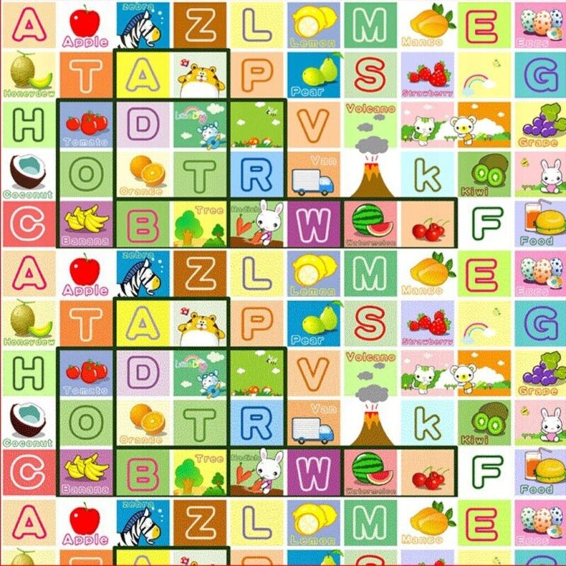 Dvipusis žaidimų kilimėlis KidsToys, 190x170cm - Image 3