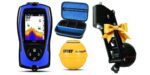 Echolotas Etuso Lucky Echosounder ir Etuso Fishfinder dėklas