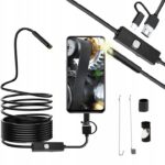 Kamera Endoskopinė apžiūros kamera Android USB 5,5 mm LED