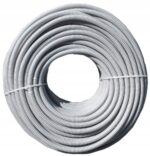 Gofruotas montavimo vamzdis 20mm pilkas 50m – patikima apsauga