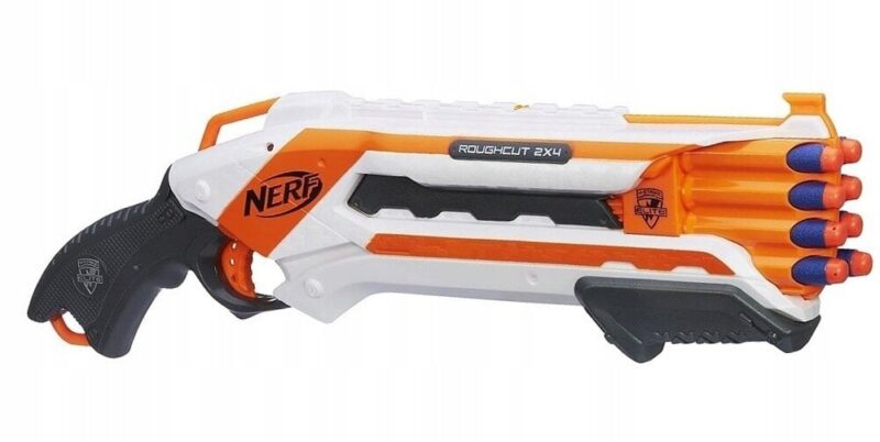 Graižtvinis šautuvas Nerf N Strike Elite Rough   patogus ir galingas