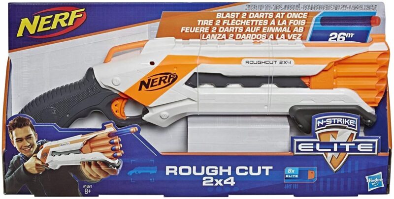 Graižtvinis šautuvas Nerf N Strike Elite Rough   patogus ir galingas