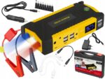 Greitasis starteris, įkrovos BOOSTER PowerBank 12V 16800 mAh Integruotas žibintuvėlis ir apsauginis plaktukas