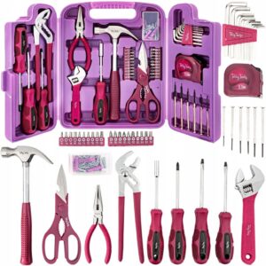Įrankių rinkinys Telly Tools 135 vnt  kokybiški įrankiai moterims