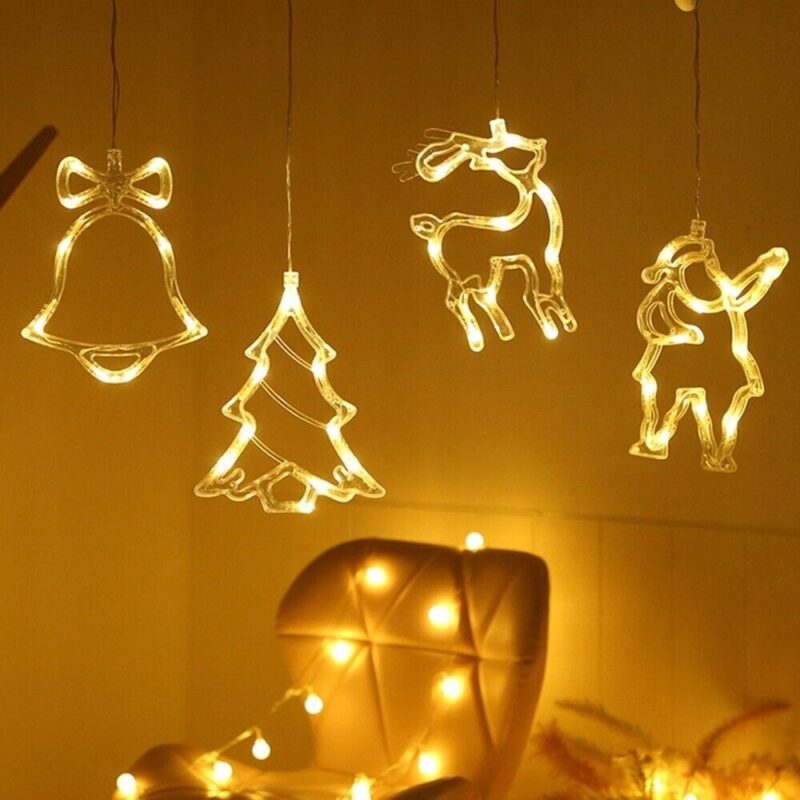 Kalėdinė šviečianti dekoracija Angelas  LED širdelė 19 cm