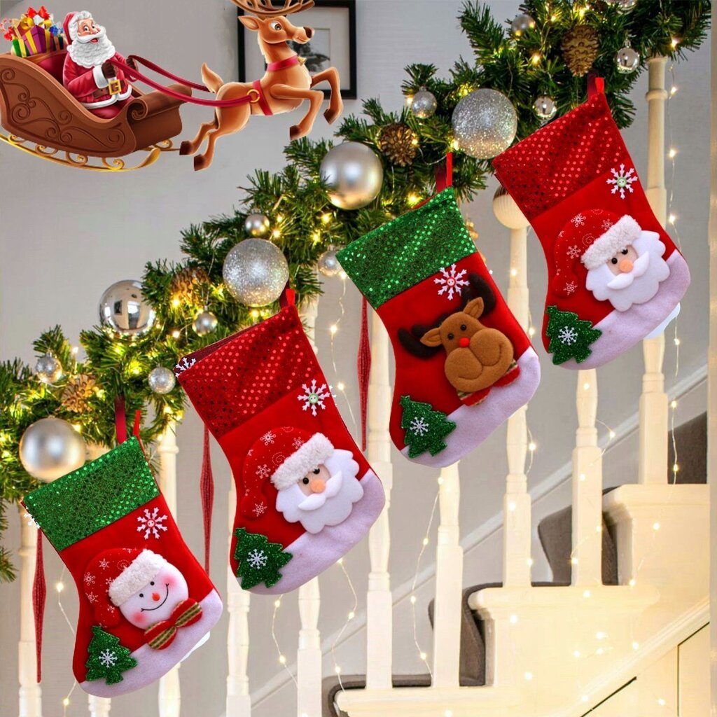 kaledinespakabinamoskojines4vnt802b5atsiliepimaireference2jpg belsilt Kalėdinės pakabinamos kojinės 4 vnt šventinė dekoracija