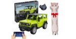 Konstruktorius Cada radijo bangomis valdomas Suzuki Jimny, 579 dal. ir dovana pagalvė Katė, 50 cm