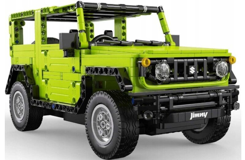Konstruktorius Cada radijo bangomis valdomas Suzuki Jimny, 579 dal. ir dovana pagalvė Katė, 50 cm - Image 5