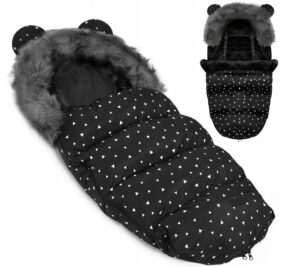 Kūdikių miegmaišis RicoKids 5in1 juodas – funkcionalus ir saugus