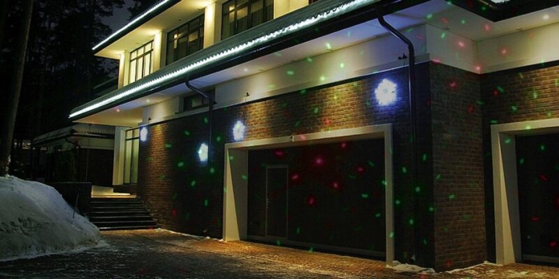LED Disco lazeris su garso jutikliu  šviesos efektai renginiams
