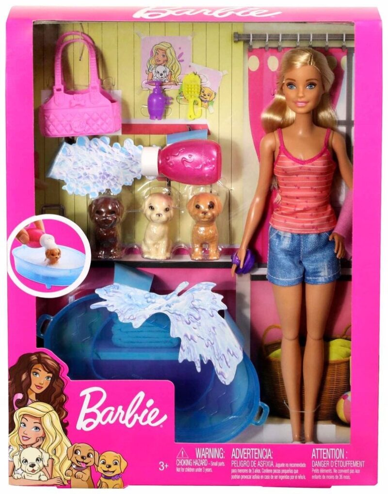 Lėlė Barbie šunukio vonios rinkinys, GDJ37