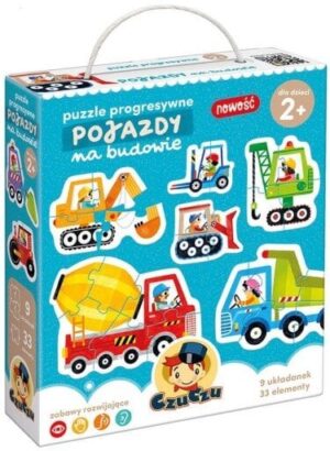 Mano pirmoji dėlionė Transporto priemonės statybvietėje 33 detalės