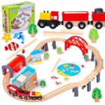 Medinis traukinys su trasa Kinderplay GS6151