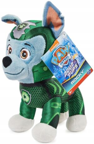 Minkštas žaislas Paw Patrol (Šunyčiai Patruliai) Rocky, 18 cm