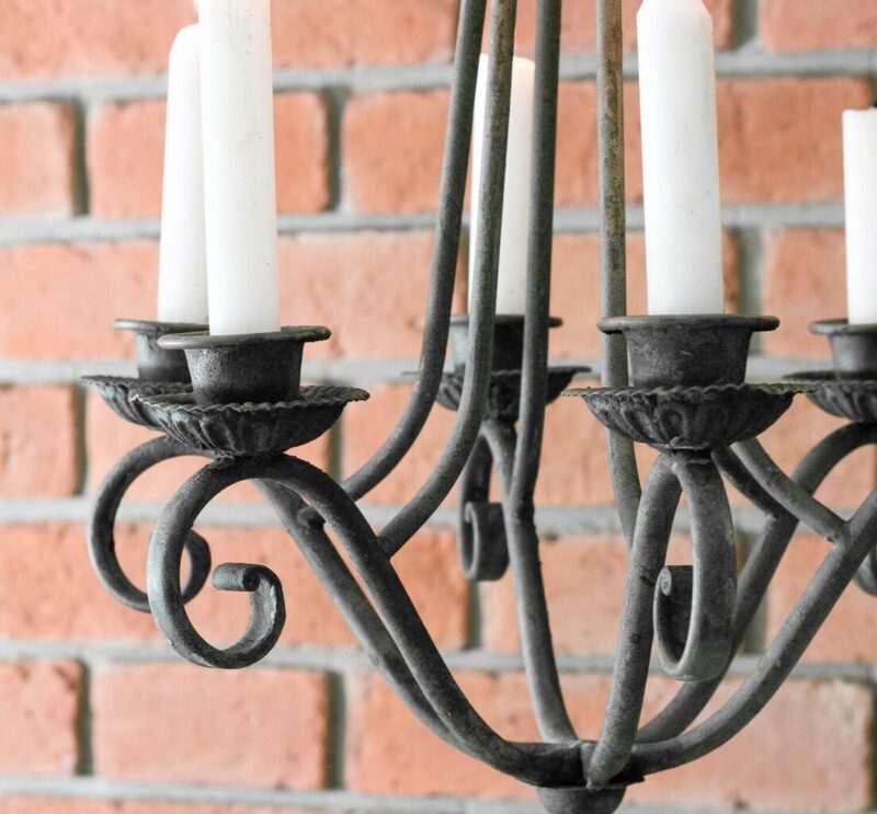 Pakabinama žvakidė 47 cm metalinė – stilinga ir tvirta