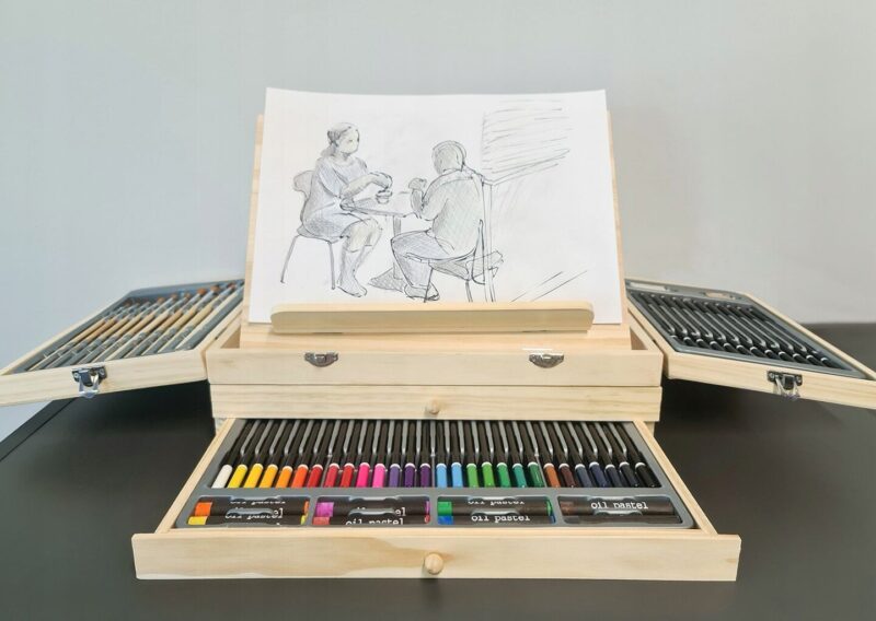 Piešimo ir tapybos rinkinys, 83vnt - Image 8