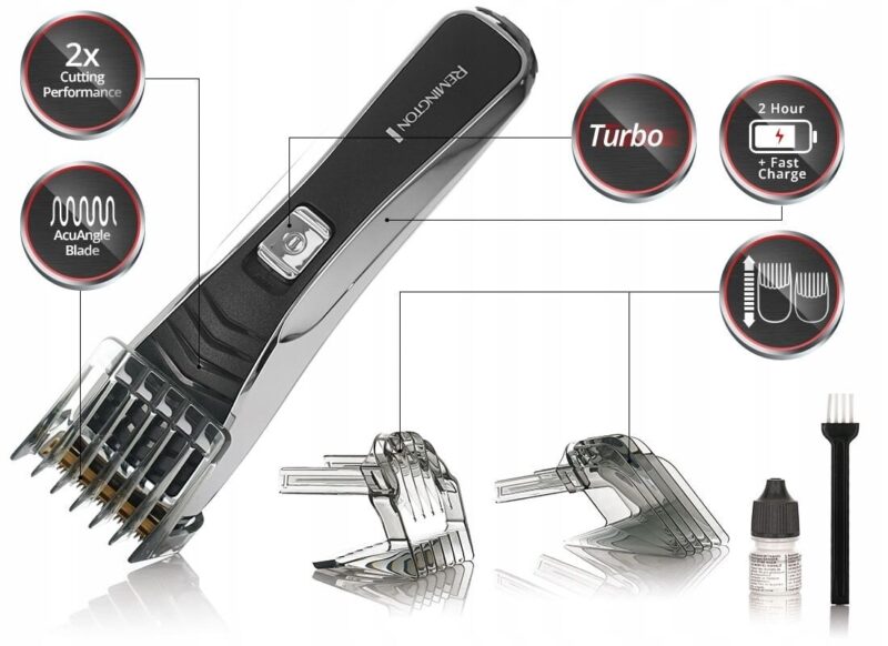 Remington Titanium Pro plaukų kirpimo mašinėlė - belsi.lt