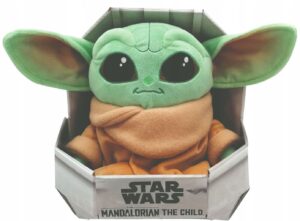 Pliušinis minkštas žaislas Baby Yoda Žvaigždžių Karai (Star Wars), 25cm