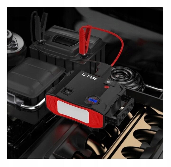 powerbankjumpstarterboosterkompresoriuspaleidejasde930pigiaureference2jpg  belsilt POWER BANK JUMP STARTER BOOSTER KOMPRESORIUS PALEIDEJAS 24000mAh LED