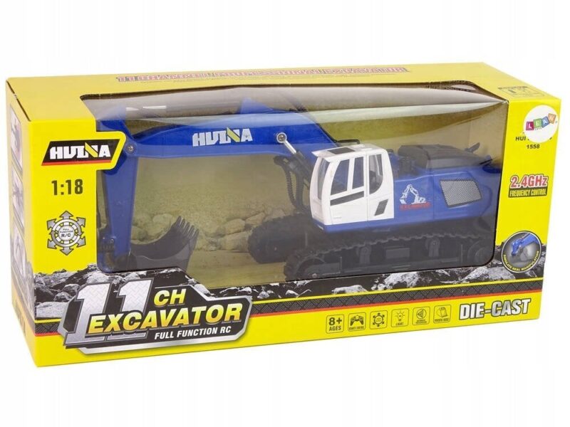 Rc ekskavatorius H-Toys, mėlynas - Image 6