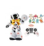 Robotas James the Spy Bot su vaikiškomis tatuiruotėmis | Belsilt