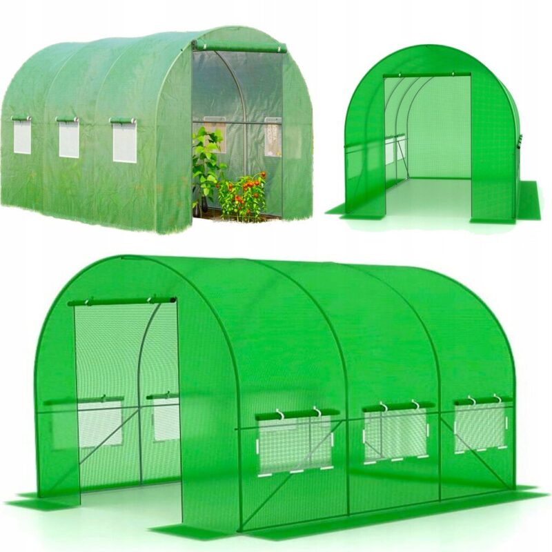 Šiltnamis 3m x 2m x 2m  tvirta plieninė konstrukcija