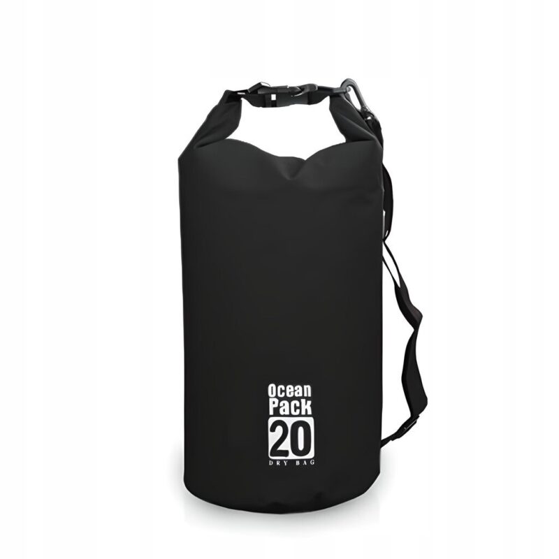 Vandeniui atsparus krepšys OceanPack, 20l, juodas - Image 14
