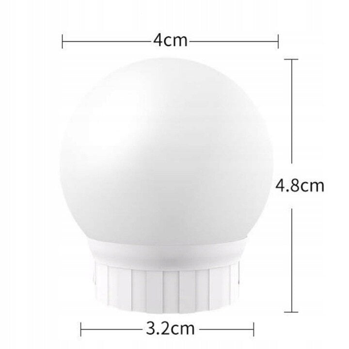 veidrodzioapsvietimasmakiazui4w5v2msiltai50de43557949eb7f5317c5efbd790be5reference2jpg  belsilt LED veidrodžio apšvietimas makiažui 4W 5V 2m šiltai baltas