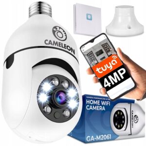 Wifi stebėjimo kamera E27 4mp