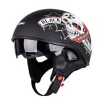 Moto šalmas W TEC V535 Black Heart  stilingas motociklų šalmas