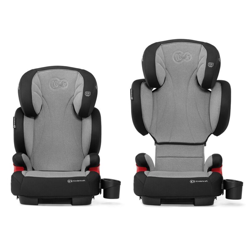 Automobilinė kėdutė KinderKraft Unity ISOFIX, 15-36 kg, grey - Image 3