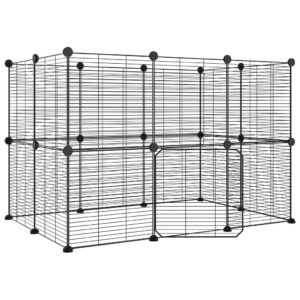 20 segmentų augintinių narvas, 35x35 cm, plienas – belsi.lt