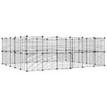 Augintinių narvas 44 segmentai juodas 35x35 cm plienas