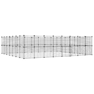 Augintinių narvas 60 segmentų, juodas, 35x35 cm – plienas