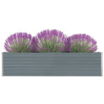 aukstassodolovelis320x40x77cmpilkosspalvoscopy96102reference  belsilt Aukštas galvanizuoto plieno sodo lovelis 320x40x77 cm