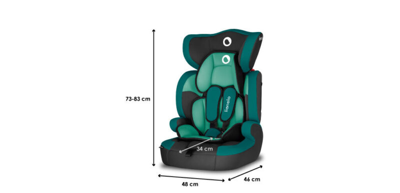 Automobilinė kėdutė Lionelo Levi One, 9-36 kg, lagoon - Image 18