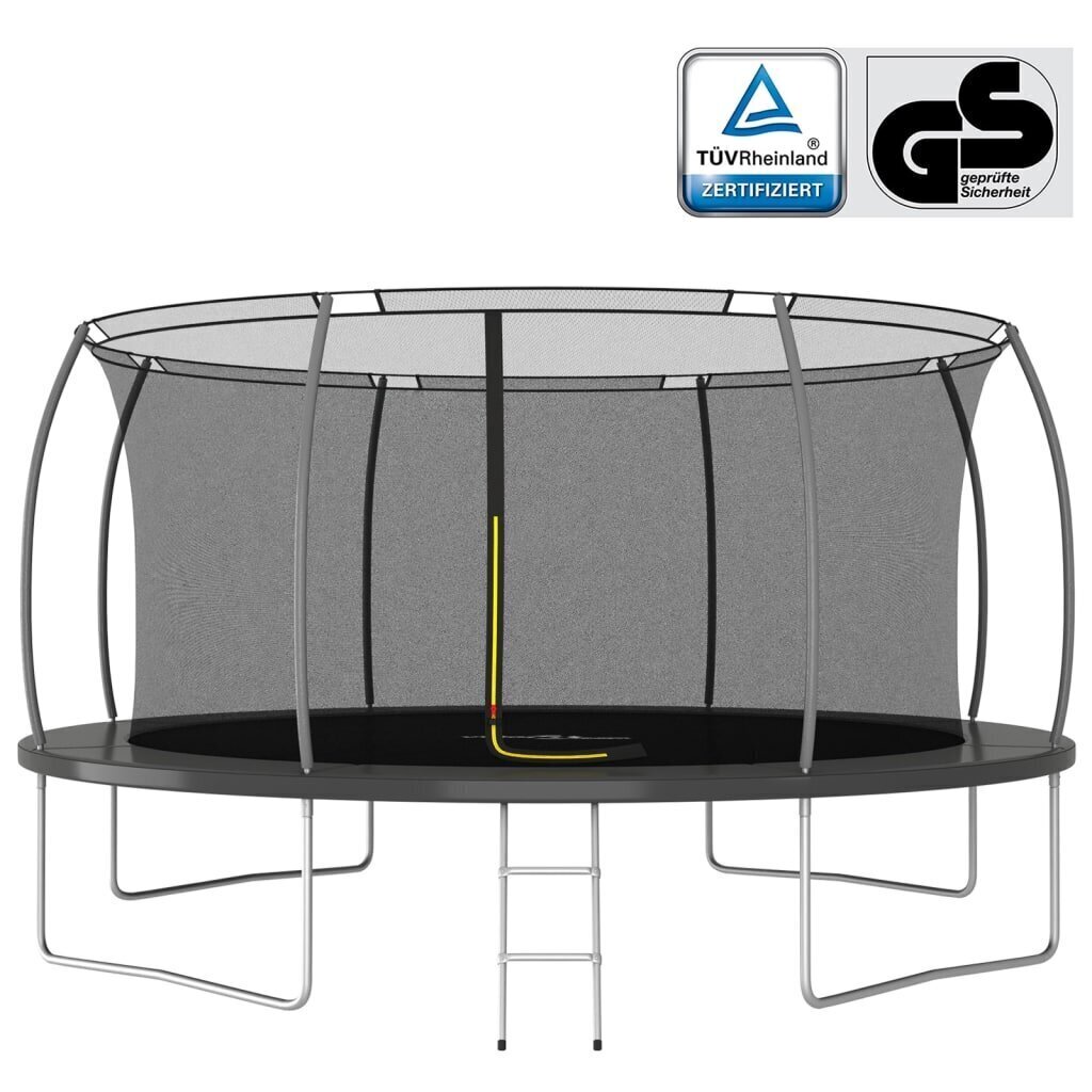 batutasvidaxl460x80cmapskritas150kg66406internetureference  belsilt Apskritas vidaXL batutas 460x80cm 150kg saugumas