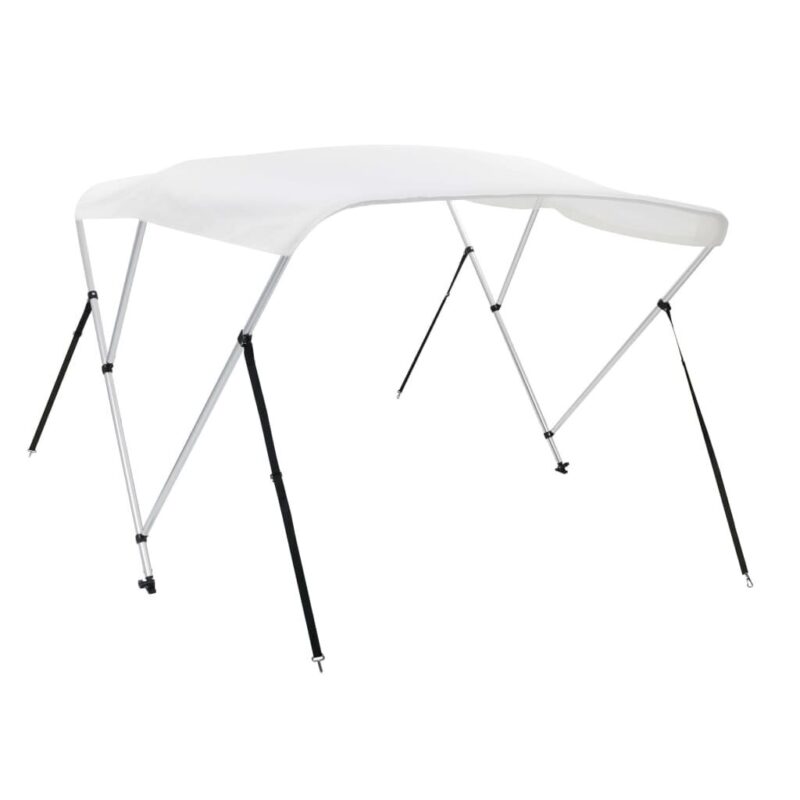 Bimini viršaus stogelis 183x180x137 cm baltas – patvari apsauga