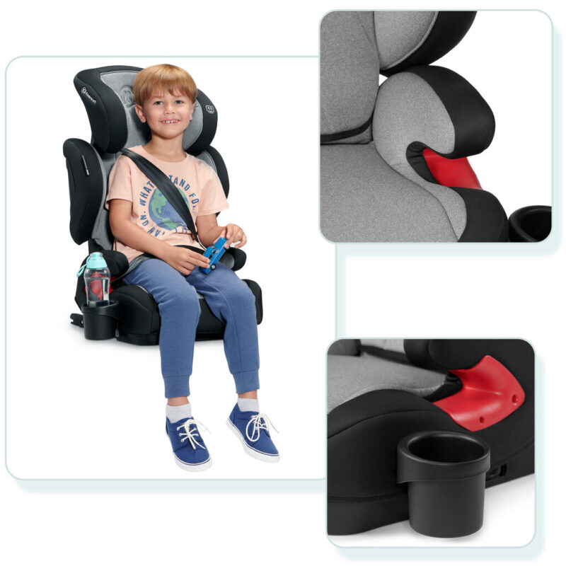 Automobilinė kėdutė KinderKraft Unity ISOFIX, 15-36 kg, grey - Image 17